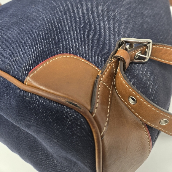 Coach Vintage Denim and Leather Backpack - Picture 10 of 12